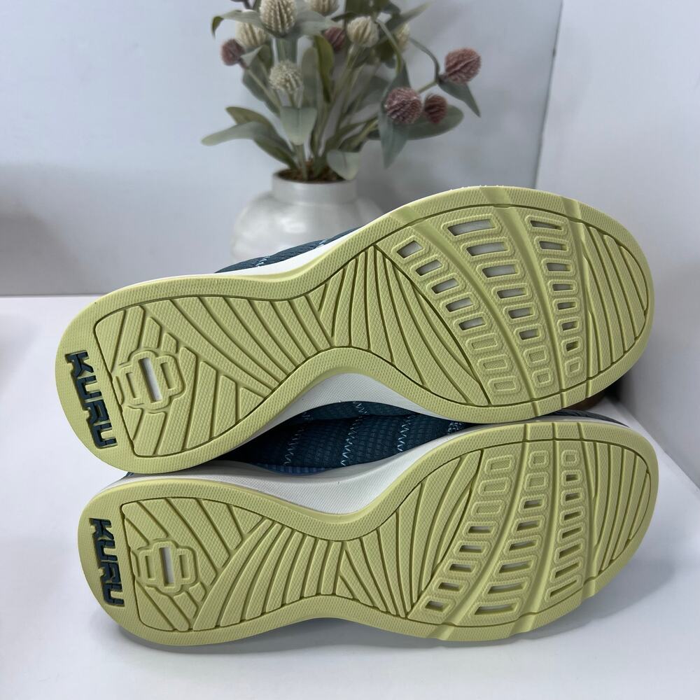 Kuru Stride Move Novaknit Slip On Comfort Sneaker Blue Gray Women 7.5M NWB - Picture 8 of 10
